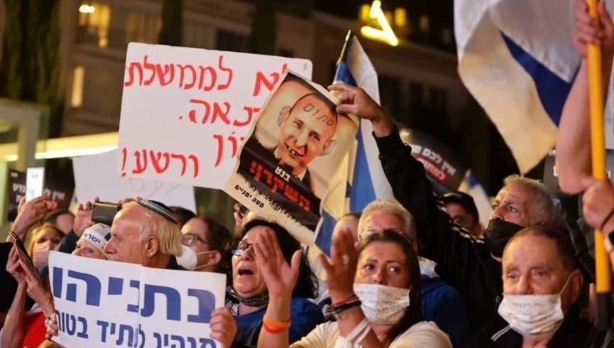 تجمع اعتراض آمیز هزاران اسرائیلی علیه کابینه جدید