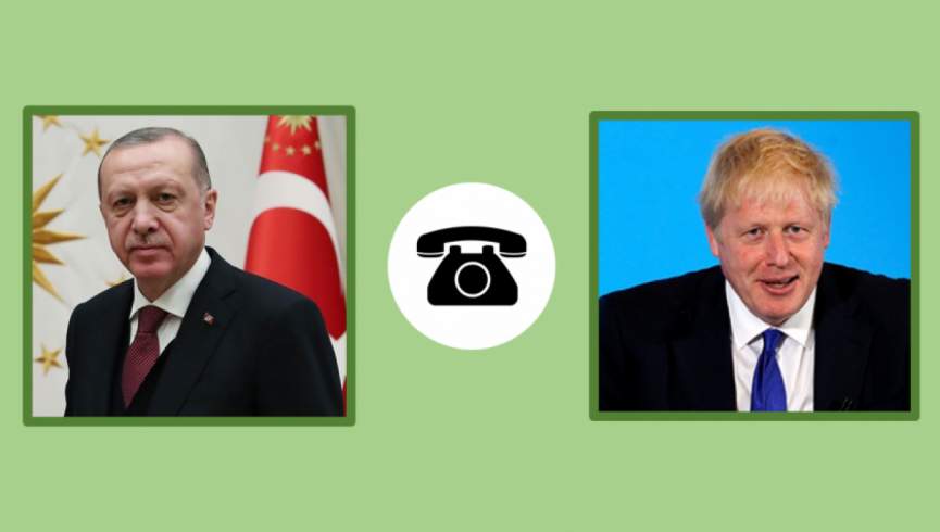 رهبران ترکیه و بریتانیا تیلفونی گفتگو و رایزنی کردند