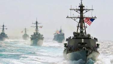 امریکا و جاپان در دریای فیلیپین مانور مشترک برگزار کردند