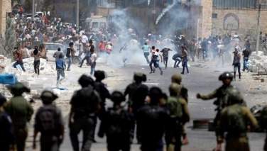 زخمی شدن ده ها فلسطینی در حمله نظامیان اسرائیل
