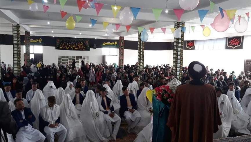 عروسی دسته جمعی 50 زوج در کابل و بامیان برگزار شد