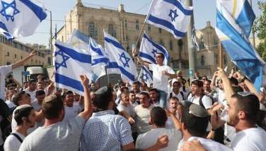 در اعتراض به راهپیمایی پرچم در بیت المقدس، بیش از 160 فلسطینی زخمی شدند