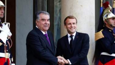 رهبران فرانسه و تاجیکستان در مورد افغانستان گفتگو کردند
