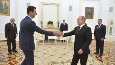 اسد و پوتین در مسکو دیدار کردند