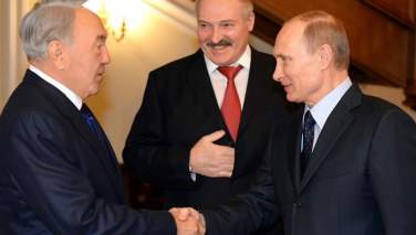 رهبران روسیه، بلاروس و قزاقستان تیلفونی گفتگو کردند