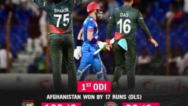 تیم ملی کرکت افغانستان بنگله‌دیش را شکست داد