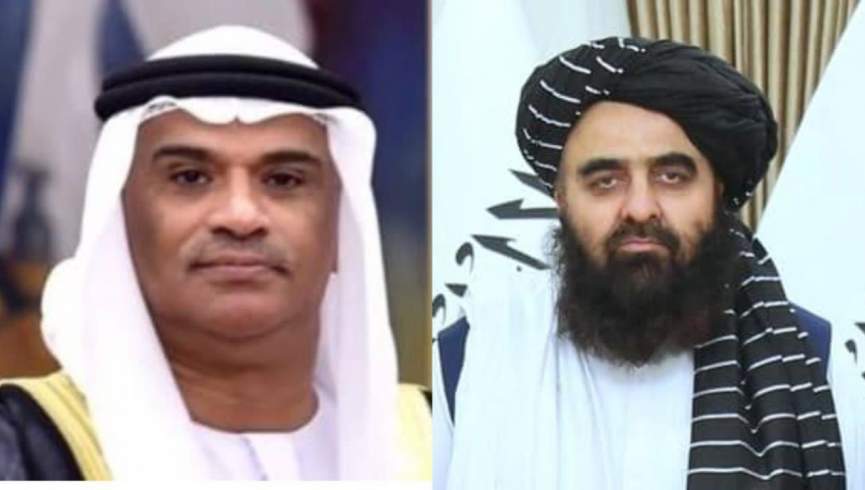 سرپرست وزارت خارجه گروه طالبان با سفیر امارات متحده عربی دیدار کرد