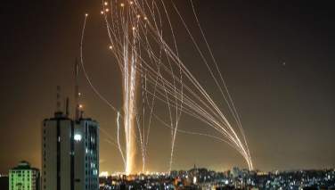 شلیک بیش از 400 راکت از اسرائیل به سمت غزه