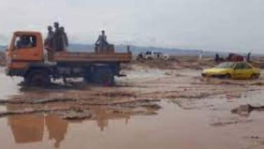 سیلاب در چشت هرات؛ شاهراه هرات – غور مسدود شد