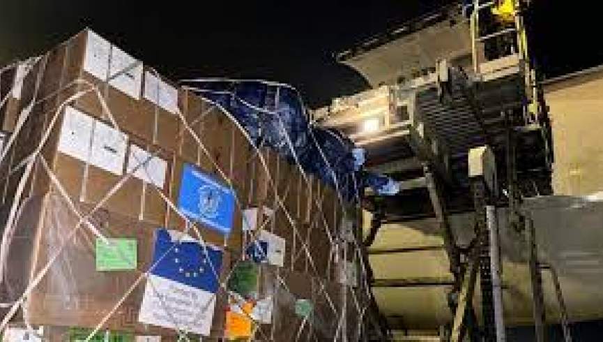 یک محموله دیگر از کمک‌های اتحادیه اروپا برای زلزله زدگان هرات به کابل رسید