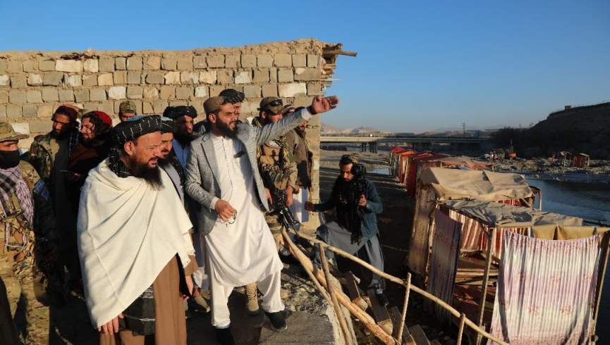 سرپرست وزارت آب گروه طالبان ازساحه آب‌خیز ولسوالی صیاد بازدید کرد