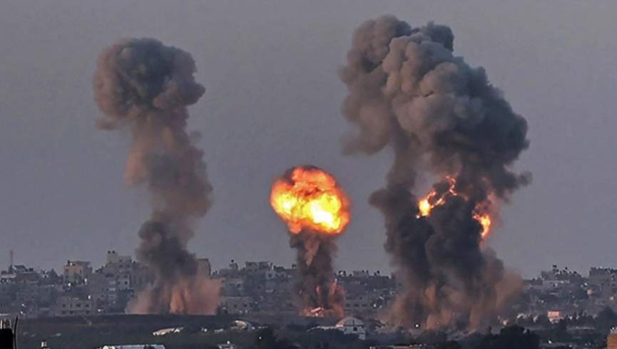 بمباران کمپ المغازی در مرکز غزه و قربانی شدن ده ها تن