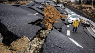 زلزله مهیب 7.6 ریشتری در جاپان با بیش از 30 کشته