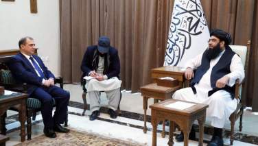 معاون سیاسی گروه طالبان با سفیر آذربایجان دیدار کرد