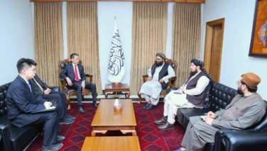معین وزارت خارجه طالبان با سفیر چین دیدار کرد