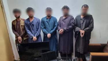 گروه طالبان یک گروه از سارقین را در کابل بازداشت کردند