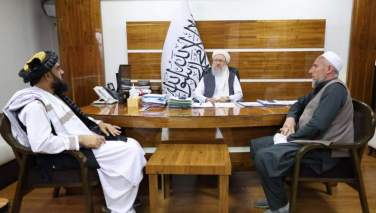 معاون اداری گروه طالبان با محمد هاشم الکوزی دیدار کرد