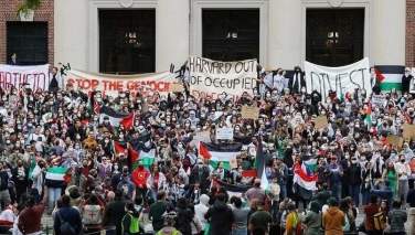 جنبش دانشجویی حامیان فلسطین؛ پولیس امریکا 900 دانشجو را بازداشت کرده است