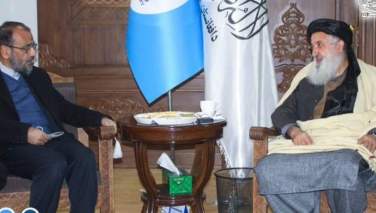 سرپرست وزارت اقتصاد گروه طالبان با معاون سفارت ایران دیدار کرد