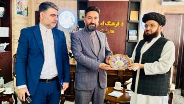 در دیدار رایزن فرهنگی ج ا ایران با معاون هنر و فرهنگ افغانستان بر تقویت مناسبات فرهنگی تأکید شد