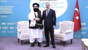 سرپرست وزارت خارجه طالبان با وزیر خارجه ترکیه دیدار کرد