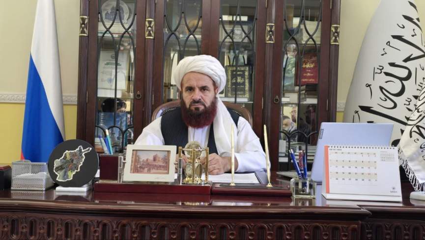 په روسیه کې د طالبانو نوي سفیر کار پیل کړ