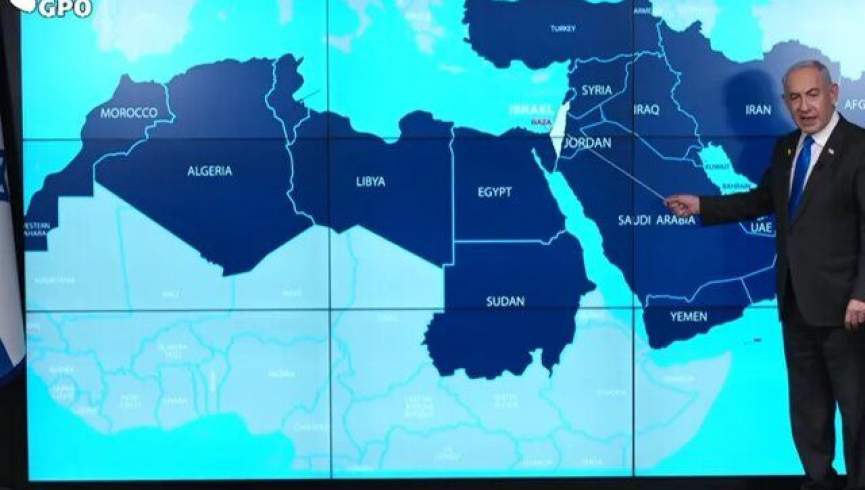 خشم کاربران عرب از اظهارات نتانیاهو درباره اسرائیل بزرگ
