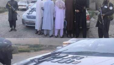 هرات کې شپږ کسیزه وسله وال ډله نیول شوې؛ غله چې د امریکا M16 ورسره وو