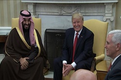 محمد بن سلمان با ترامپ دیدار کرد