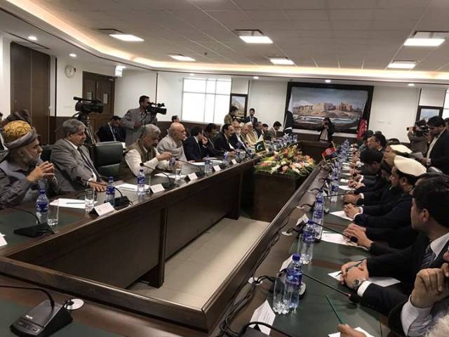 دیدار هیات پارلمان پاکستان با اعضای شورای ملی افغانستان