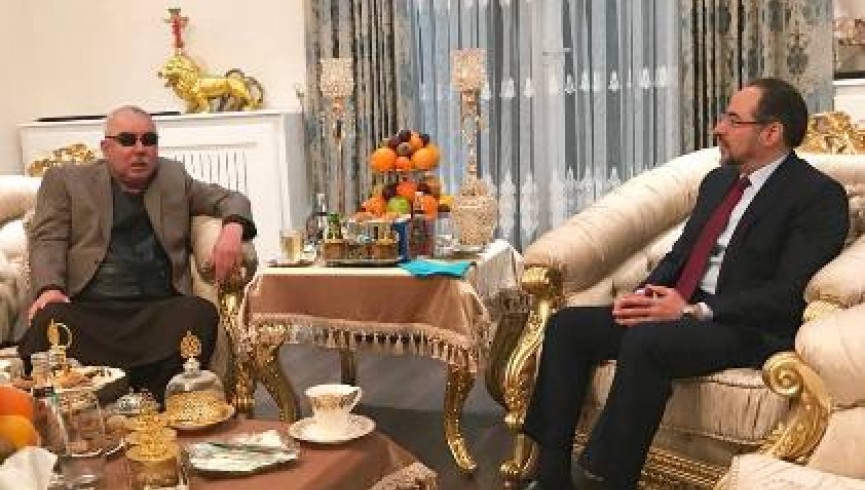 صلاح الدین ربانی و ژنرال دوستم در ترکیه با یکدیگر دیدار کردند
