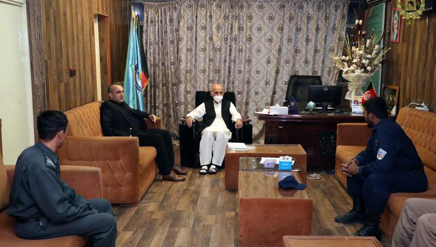 رییس جمهور از حوزه پنجم امنیتی شهر کابل دیدن کرد