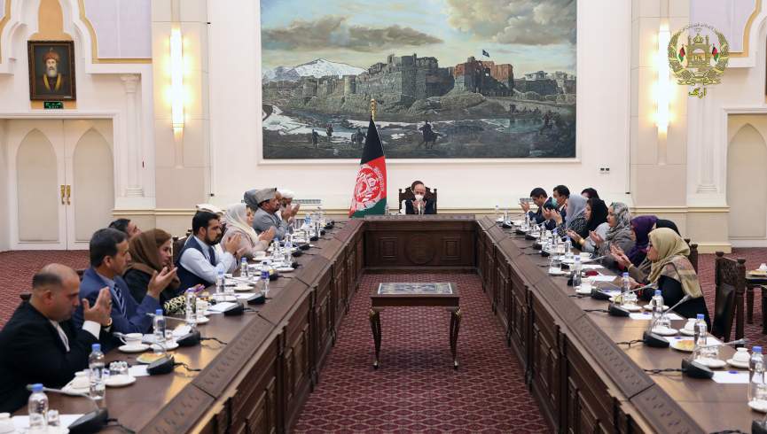 نمایندگان مجلس در دیدار با رئیس جمهور:صلح باید تحت مدیریت مردم افغانستان باشد