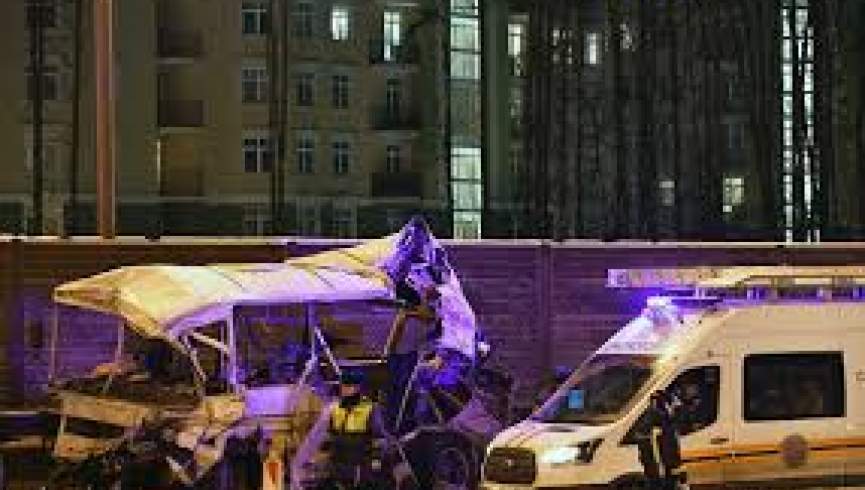 حادثه ترافیکی در مسکو؛ ۴۹ تن کشته و مجروح شدند