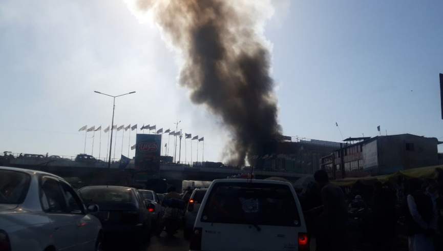 آتش‌سوزی در یک مارکیت تجارتی در کابل مهار شد