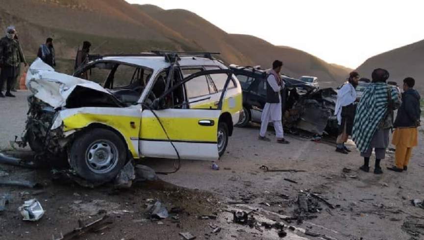 حادثه ترافیکی در فاریاب؛ 14 نفر کشته و زخمی شدند