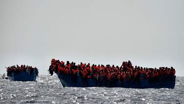 نجات جان بیش از ۵۰۰ پناهجو در آب های ایتالیا