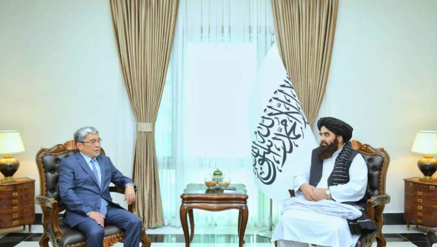 سرپرست وزارت خارجه طالبان با سفیر قزاقستان دیدار کرد
