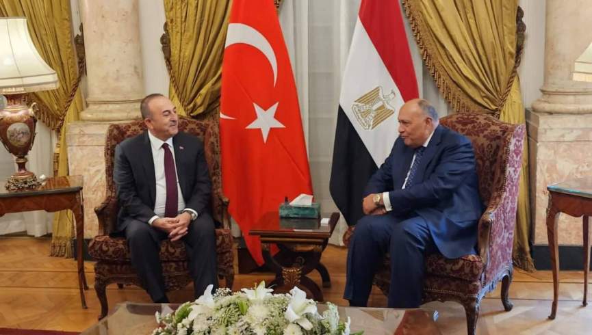 دیدار وزیران خارجه مصر و ترکیه پس از ۱۱ سال