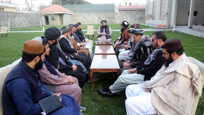 معاون سیاسی گروه طالبان با برخی از بزرگان ولسوالی بلخاب دیدار کرد