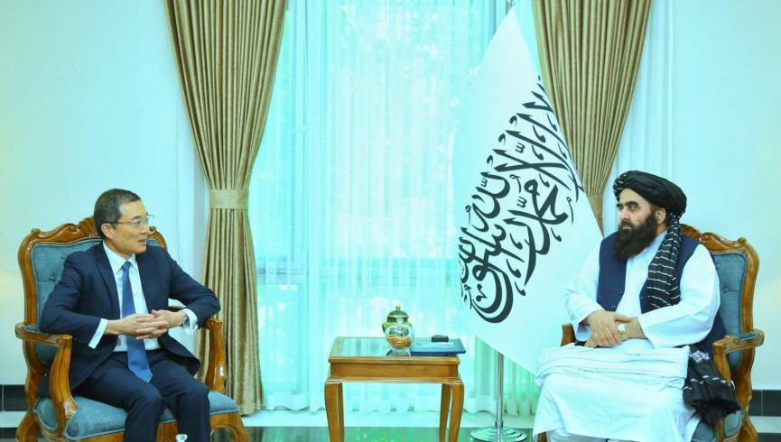 سرپرست وزارت خارجه طالبان با سفیر جاپان دیدار کرد