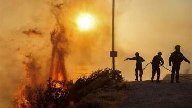 یک دیپوی مهمات در یونان منفجر شد