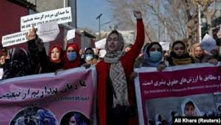 فعالان زن افغانستان مقابل نشست شورای حقوق بشر ملل متحد تجمع کردند