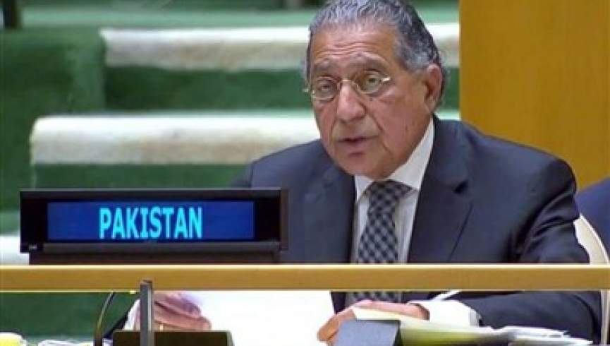 نماینده پاکستان در سازمان ملل: گروه تحریک طالبان در افغانستان مستقر است