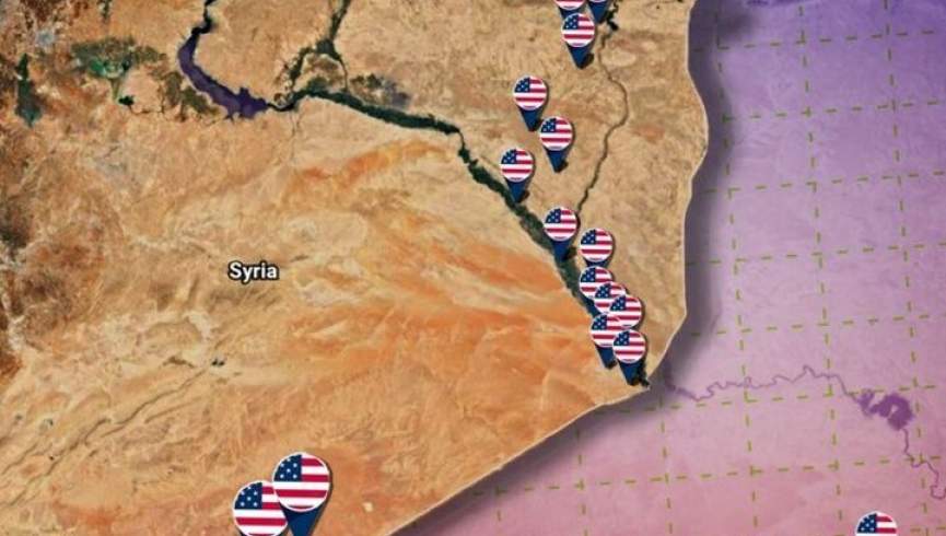پایگاه نظامی امریکا در الحسکه سوریه هدف حمله هوایی قرار گرفت