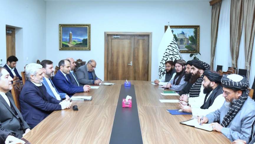 ‏سرپرست وزارت خارجه گروه طالبان با هیات قوه قضاییه ایران دیدار کرد 