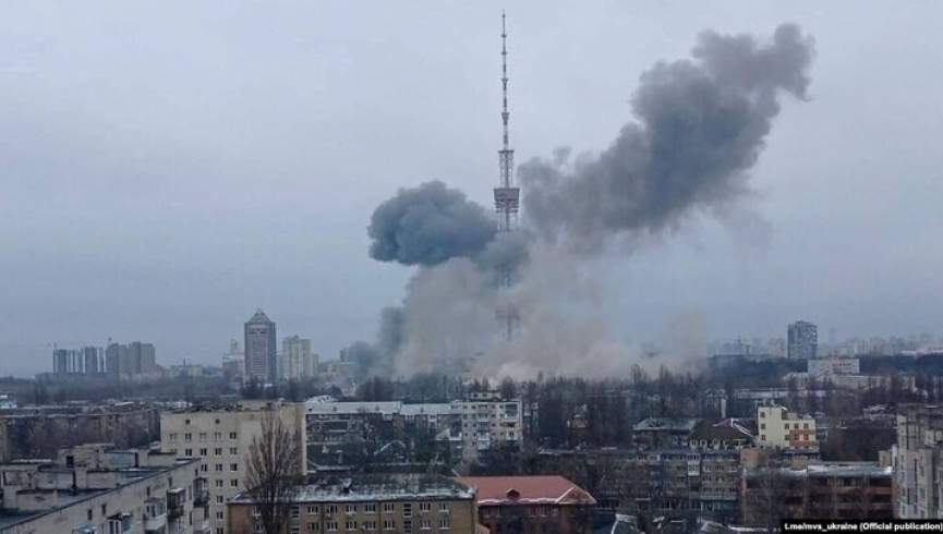 روسیه با موشک کروز پایتخت اوکراین را مورد حمله قرار داد