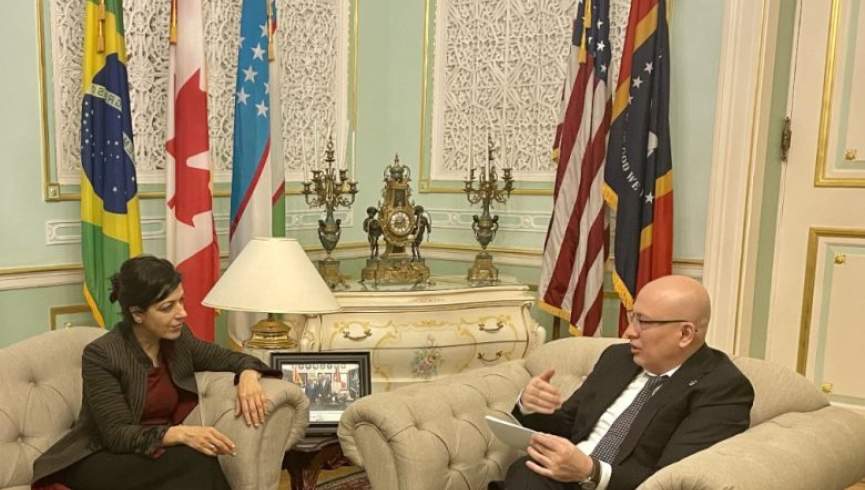 رینا امیری با سفیر اوزبیکستان در مورد افغانستان گفتگو کرد