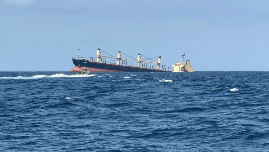 کشتی انگلیسی هدف قرار گرفته در دریای سرخ به طور کامل غرق شد