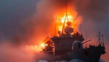 ارتش اوکراین یک کشتی روسیه را در سواحل کریمه غرق کرد